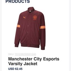 Man City Varsity Jacket eSports 