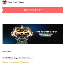 EDC LAS VEGAS 2025 RV CAMP PASS $500