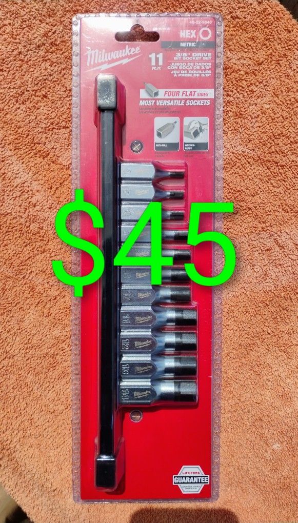 Milwaukee Metric Hex Bit Socket Set(11Pc.)