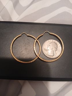 Arracadas Grandes De 14k.