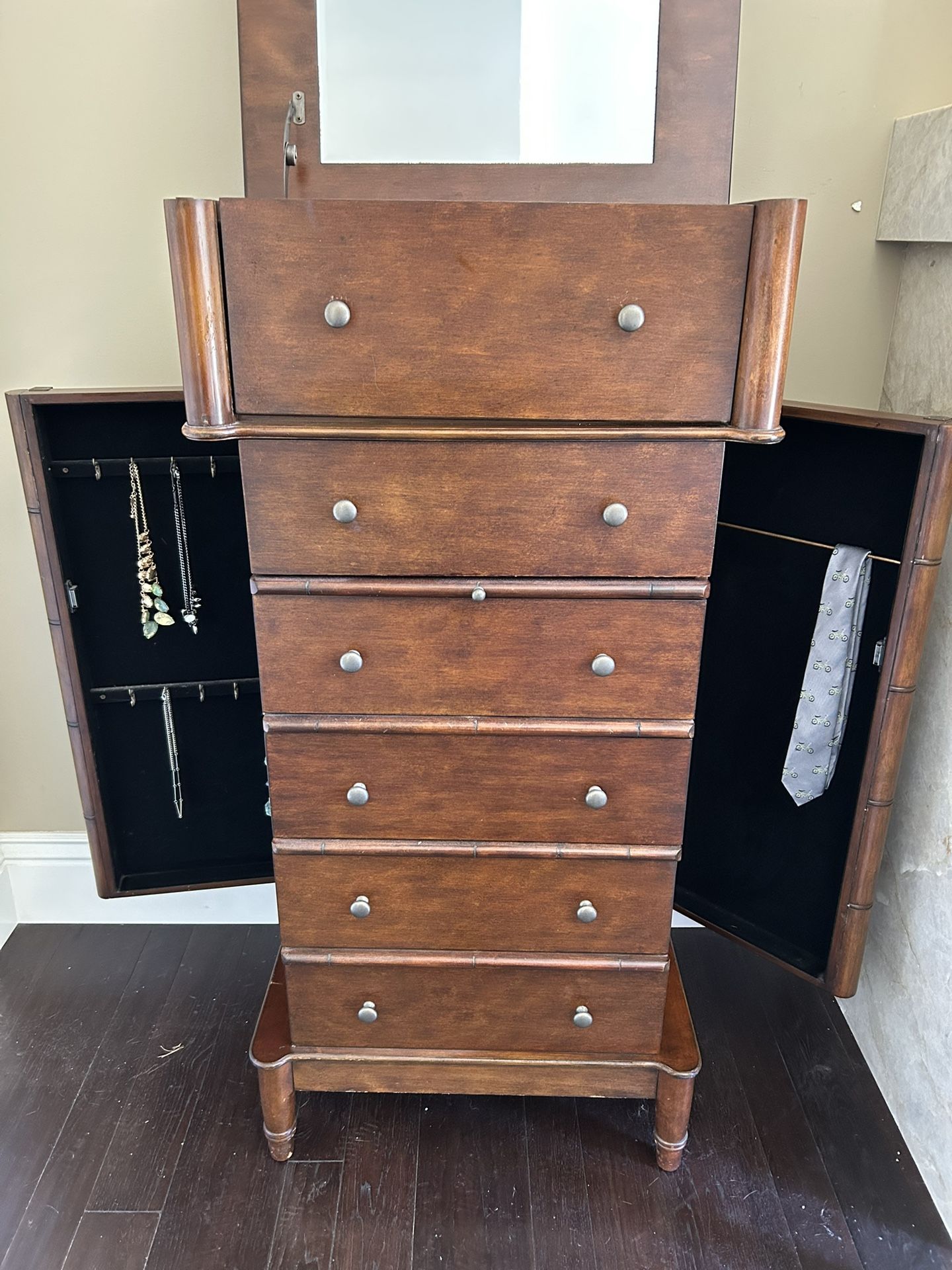 Tall Dresser- Jewelry Cabinet - Organizer