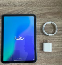 Apple iPad 11-inch: A16 chip, 11-inch Model, Liquid Retina Display, 128GB, Wi-Fi 6, 12MP Front/12MP Back Camera, Touch ID, All-Day Battery Life — Blue
