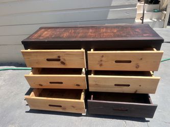 Wooden dresser 54 inches long
