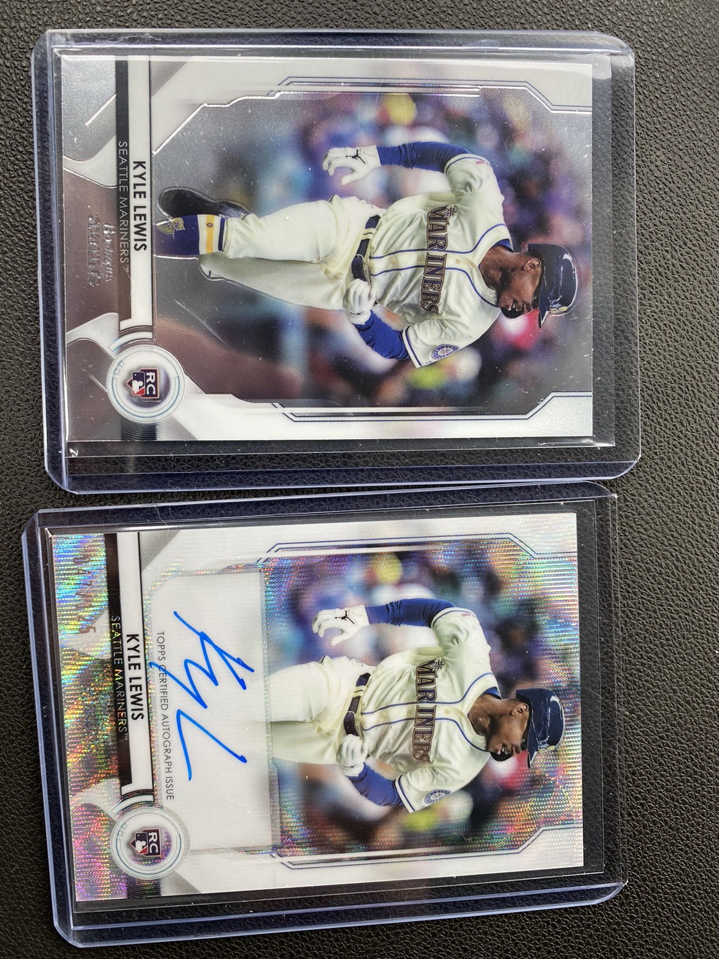 2020 bowman Sterling Kyle Lewis auto /125