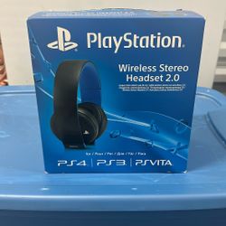 Playstation Wireless Headphones 2.0 Bluetooth $75 Negotiable