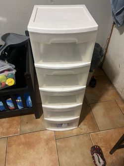Plastic drawers
