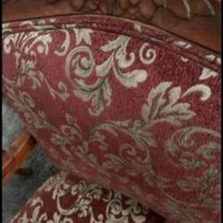 A pair wood armchair. barely used like new