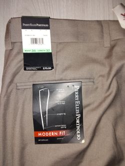 Perry Ellis Portfolio Modern Fit Dress Pants