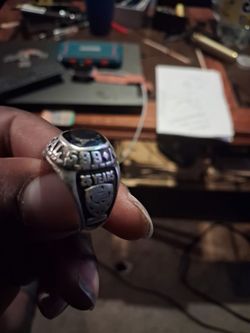 UAW LOCAL 599  25 YEAR RING SILVER