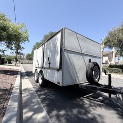 AZTEC Dual Axle Enclosed Trailer 7x12