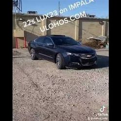 2015 Chevy Impala On22in. Low pros ashanti 