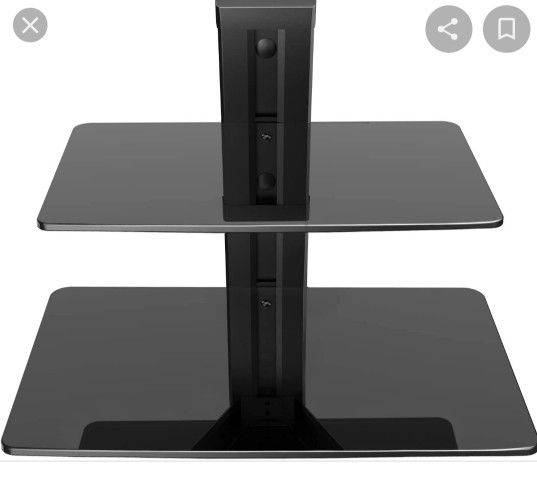 Floating AV Shelf Double Wall Mount Shelf