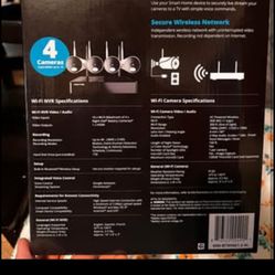 Night Owl 4-Camera Wi-Fi Security System – Brand New (1080p / 1TB Hard Drive