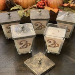 5-Gold Canyon Candles 20 anniversary candles 