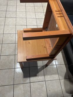 Solid wood table