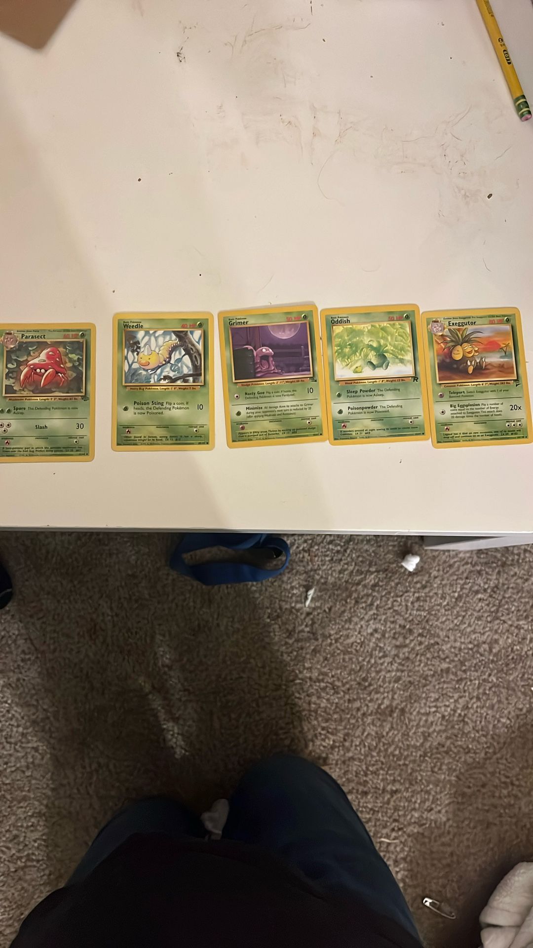 5 Pokemon Cards