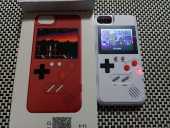 ( New) never used just took it out to take the pics .... IPHONE 6/7/8 GAME BOY CASE WITH 36 CLASSIC GAMES