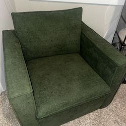 Green Lounge Swivel Chair