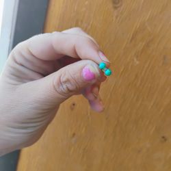 Dark Green Earrings