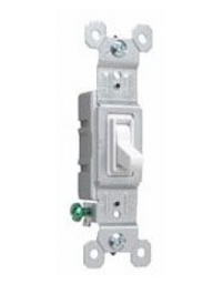 LEGRAND - Trademaster Grounding Toggle Switch, White