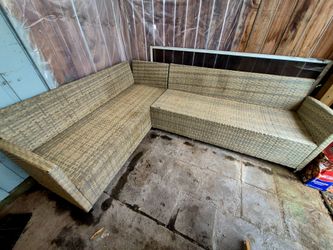 Wicker Chair L shape