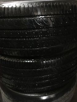19” 235/50R19 2 used tires Yokohama