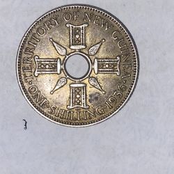 New Guinea 1936 Shilling 293059 combine shipping