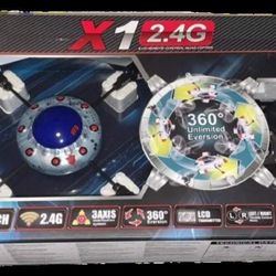 Syma X1 4 Channel 2.4G RC Quad Copter - UFO (360 Degree Unlimited Eversion) NEW