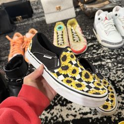 VANS SUNFLOWER SNEAKERS