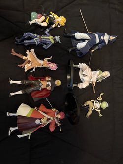 Anime Figure Collection Lot of 8