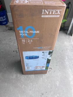 Above Ground Intex Pool