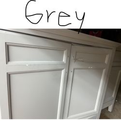 72” NO TOP BATHROOM VANITY SOME SCUFF FOR MOVEMENT