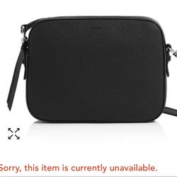 USED ONCE: AllSaints Leather Captain Lea Square Crossbody (Discontinued)