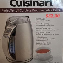 Cuisinart Cordless Kettle & Small Appliances 