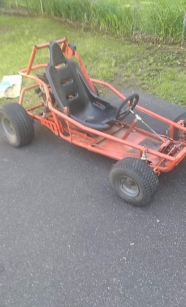 Full suspension go kart with 6hp Tecumseh motor for sale or trade for