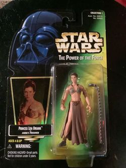 Star Wars Power of the Force Princess Leia Jabba's Prisoner Figure
