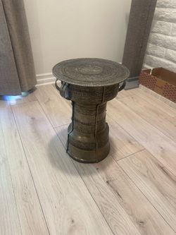 Potterybarn Drum Table