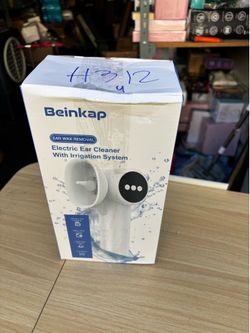 Beinkap Electric Ear Hygiene System, Irrigation, Warm Wind Drying, 5 Modes