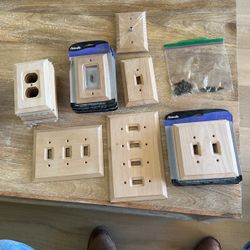 Unfinished Wood Wallplates