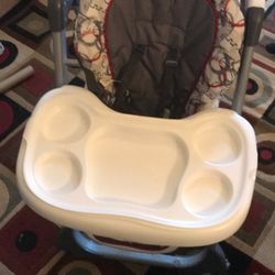 Kids Toddler Baby Chair With Table And Belt Eating Food Lunch 3 Piece Set Like Brand New