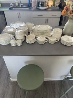 Lennox Temper-Ware Fancy Free Butterfly Design Complete Set