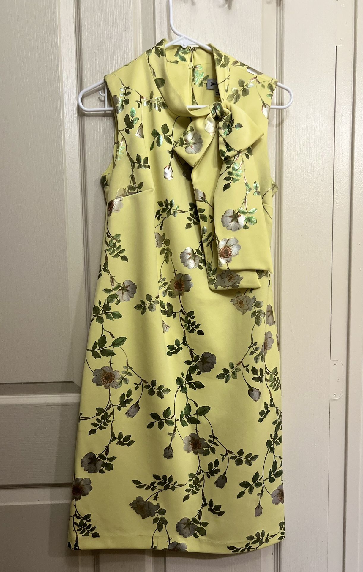 Yellow Floral Dress