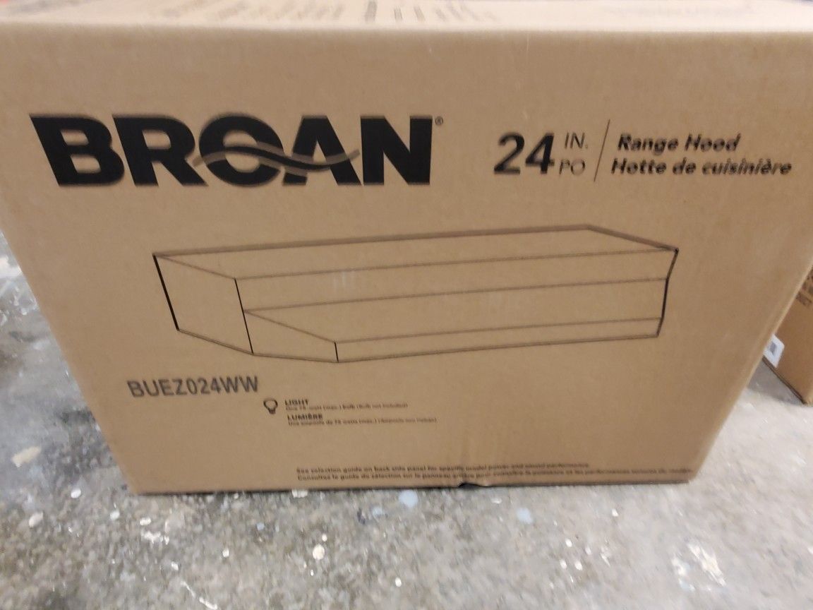 Kitchen Stove Exhaust Fan 24 Inches white 