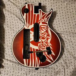Guitar Hero Aerosmith Guitar And Game For Wii