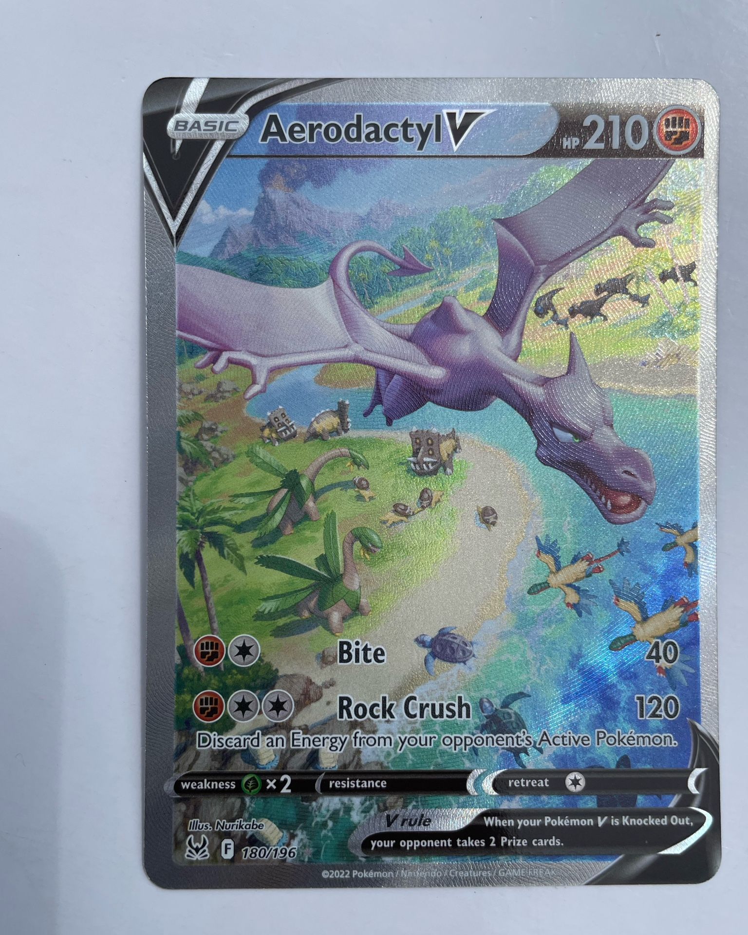 Pokémon TCG Aerodactyl V Sword & Shield - Lost Origin 180/196 Regular Ultra  Rare for Sale in San Diego, CA - OfferUp