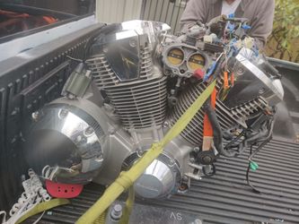 Honda motorcycle motor and more.