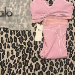 Pink Size S Woman Alo Set 