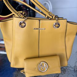 Handbag with Matching Wallet