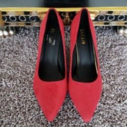 Shein (she inside) Red High Heels 👠point Toe-su
