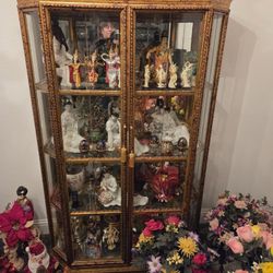 Vintage Glass Cabinet 